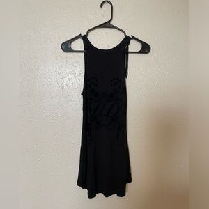 Harley Davidson Women’s Medium Tunic Halter Velvet HD1903 Fringe Crochet